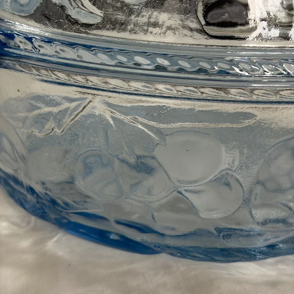 Libbey vintage blue